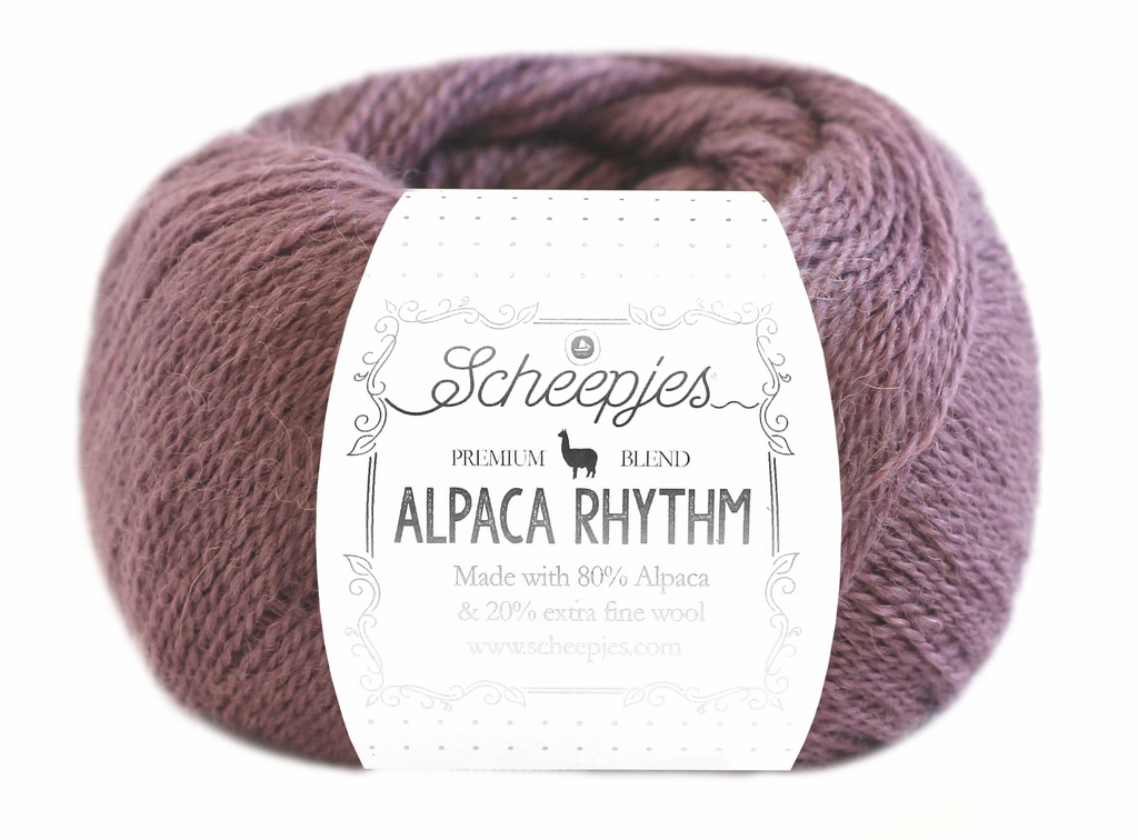 Alpaca Rhythm, 10x25gr, 80% Alpaca/20% Wol, kleur "Quickstep"