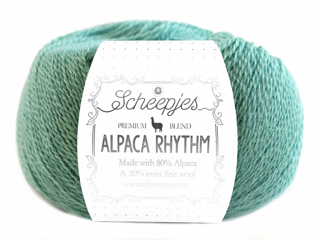 Alpaca Rhythm, 10x25gr, 80% Alpaca/20% Wol, kleur "Twist"