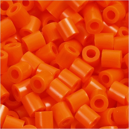 [CR751131] Strijkkralen, helder oranje (32233), afm 5x5 mm, gatgrootte 2,5 mm, medium, 6000 stuk/ 1 doos