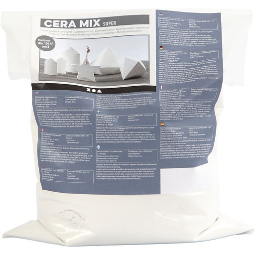 [CR78640] Cera-Mix Super gipsgietmix, wit, 5kg