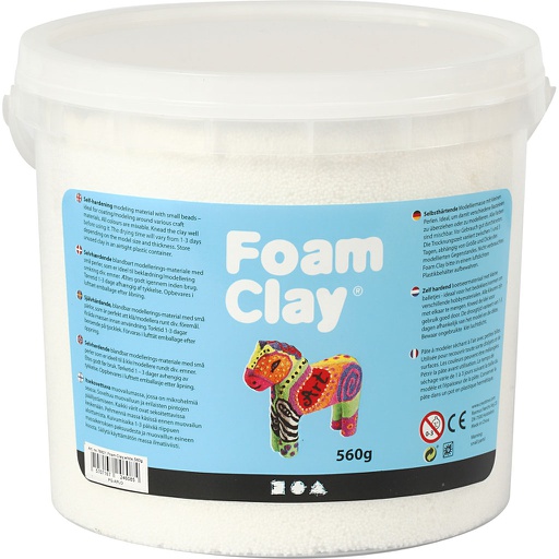 [CR78821] Foam Clay®, wit, 560 gr/ 1 emmer