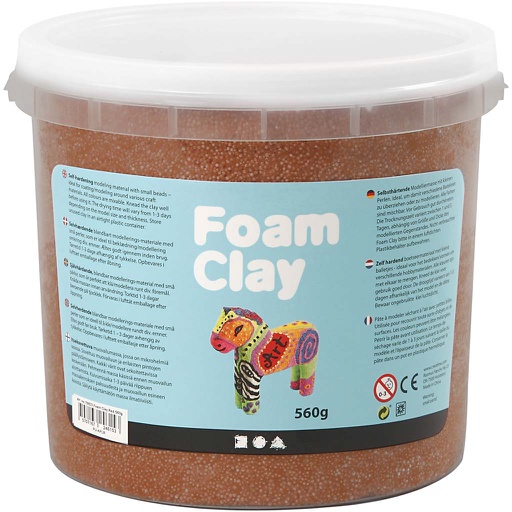 [CR78869] Foam Clay®, bruin, 560 gr/ 1 emmer