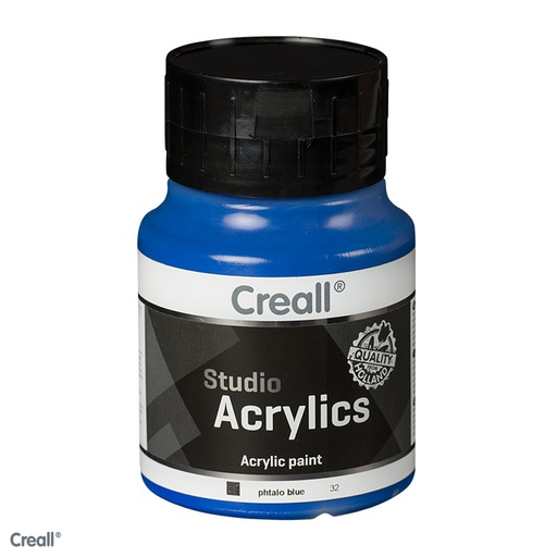 [0064#32] Creall Studio Acrylics acrylverf 500ml Phtalo Blauw
