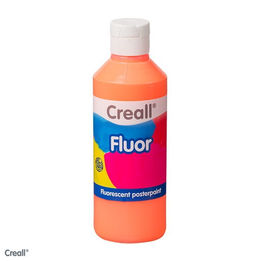 [HFL250#03] Creall Fluor, fluorescerende plakkaatverf, 250ml, oranje