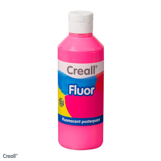 [HFL250#16] Creall Fluor, fluorescerende plakkaatverf, 250ml, roze