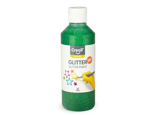 [C012#10] Creall Glitter, plakkaatverf met glitters, 250ml, groen