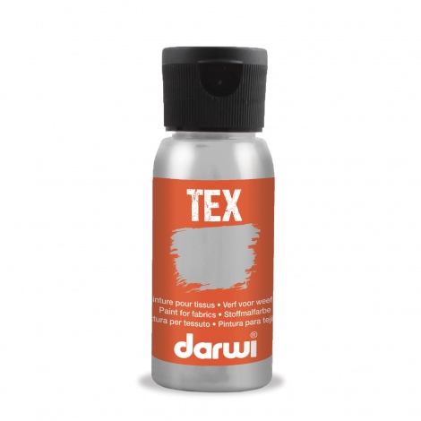 [DA81#080] Darwi Tex textielverf, 50ml, Zilver (080)