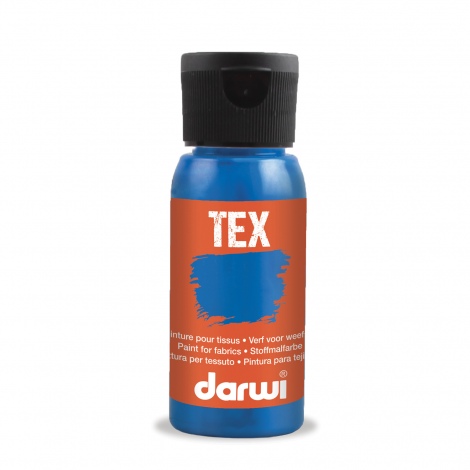 [DA81#214] Darwi Tex textielverf, 50ml, Hemelsblauw (214)