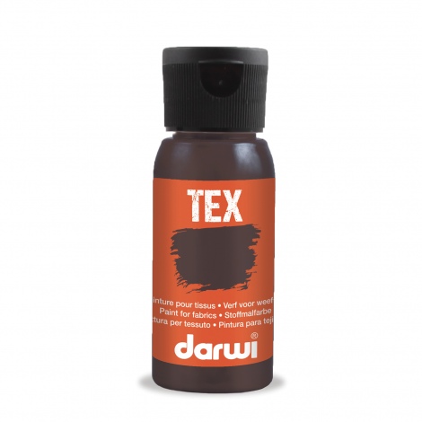 [DA81#805] Darwi Tex textielverf, 50ml, Donkerbruin (805)