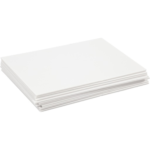 [262003] Foam bord, wit, 50 x 65 cm, dikte 3 mm, 1 vel