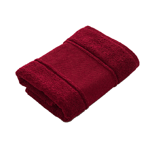 [B12270HT#10] Handdoek Softline aidarand 50x100cm, Bordeaux