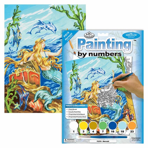 [RB-PJS#19] Painting by Numbers 225x305mm, Mermaid