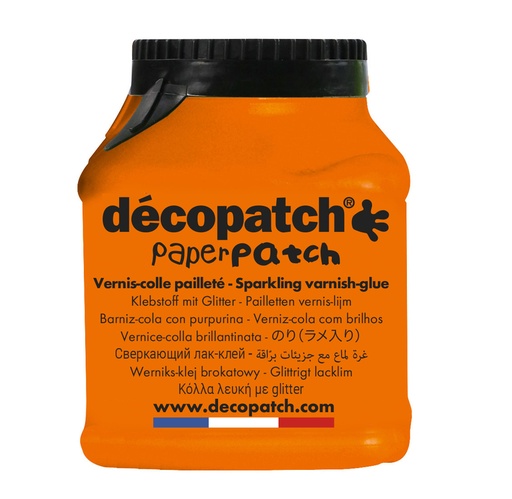 [DE-PPPAIL#150] Décopatch Paperpatch varnish glue, 150gr, met glitter
