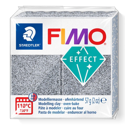 [S8020E#803] Fimo effect boetseerklei, 57gr - graniet grijs