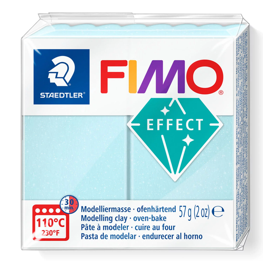 [S8020E#306] Fimo effect boetseerklei, 57gr - blue ice quartz