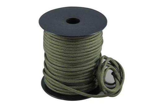 [P17506#182] Paracord 4mm, Donkergroen 40M