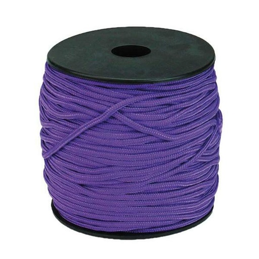 [P17505#358] Paracord 2mm, Paars, 50M