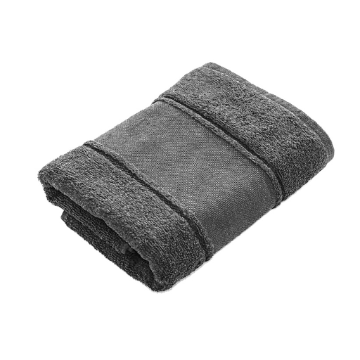 [B12270HT#11] Handdoek Softline aidarand 50x100cm, Middengrijs