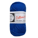 [DU#317] Haakkatoen Cotton 8 (100% katoen) 50gr, Koningsblauw