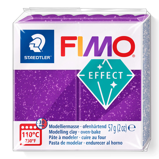 [S8010E#602] Fimo effect galaxy boetseerklei, 57gr - violet